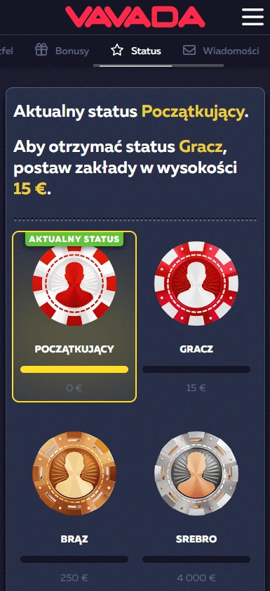 Vavada Casino program VIP poziomy lojalnościowe nagrody i cashback dla graczy