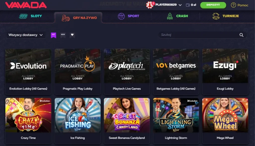 Vavada Casino na żywo profesjonalne stoły z krupierami transmisja w jakości HD